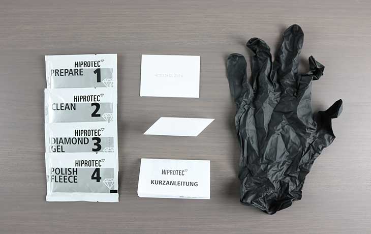 HIPROTEC Inhalt Flatlay