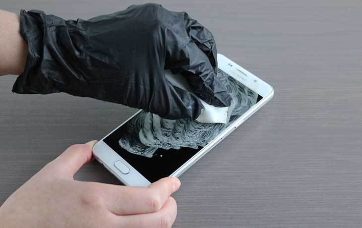 HIPROTEC Gel einpolieren