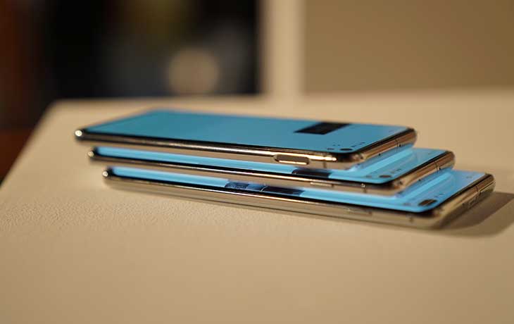 Galaxy S10 Smartphones Seite