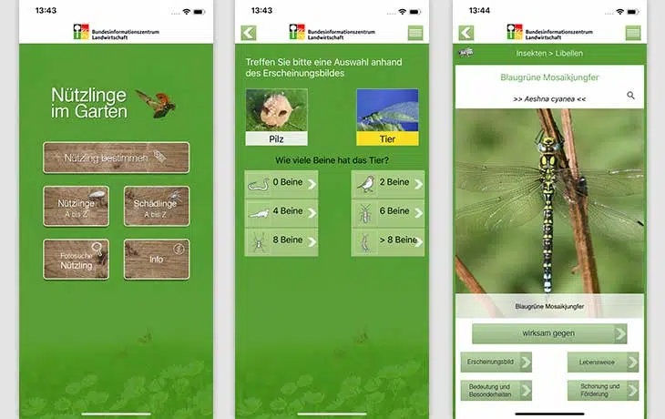 Nützlinge im Garten App Screenshot