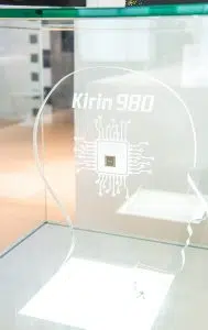 Huawei P30: IFA-Bild vom Kirin 980 Chip