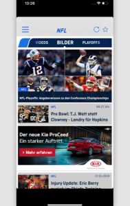 Super Bowl: ran-App