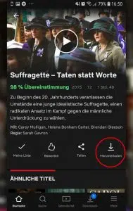 Netflix Download: So funktioniert es mit Filmen