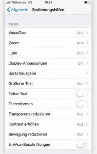 Handys für Sehbehinderte: Zoom, Display, Schrift