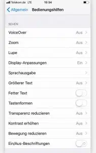 Handys für Sehbehinderte: Zoom, Display, Schrift