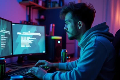 Joueur frustré face à un message de bannissement de compte Activision sur son écran de gaming
